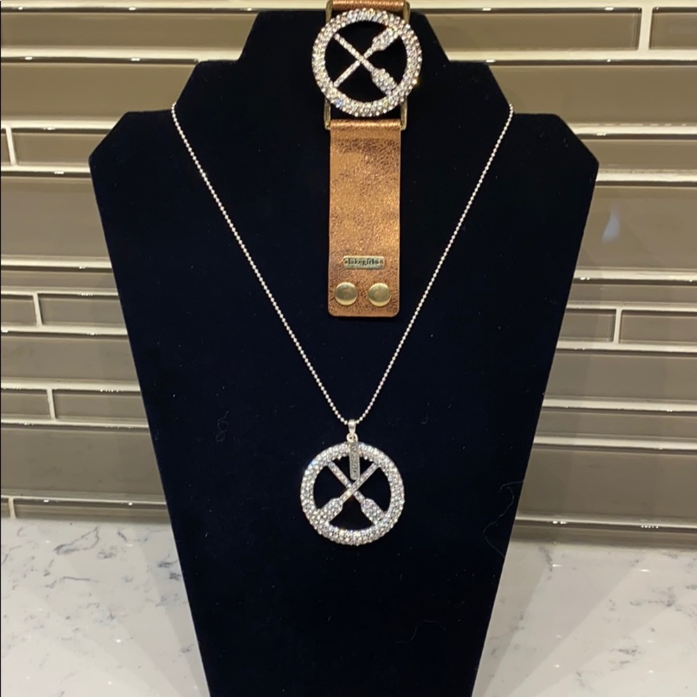 Lakegirl Set   necklace & bracelet NWOT